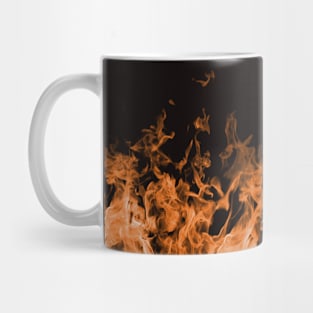 Orange Flame Mug